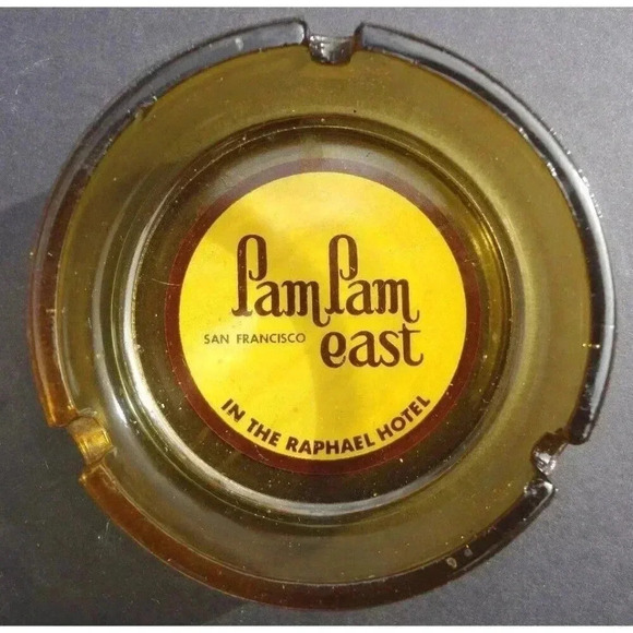 Vintage Other - Vintage PAM PAM EAST San Francisco IN THE RAPHAEL HOTEL Ashtray